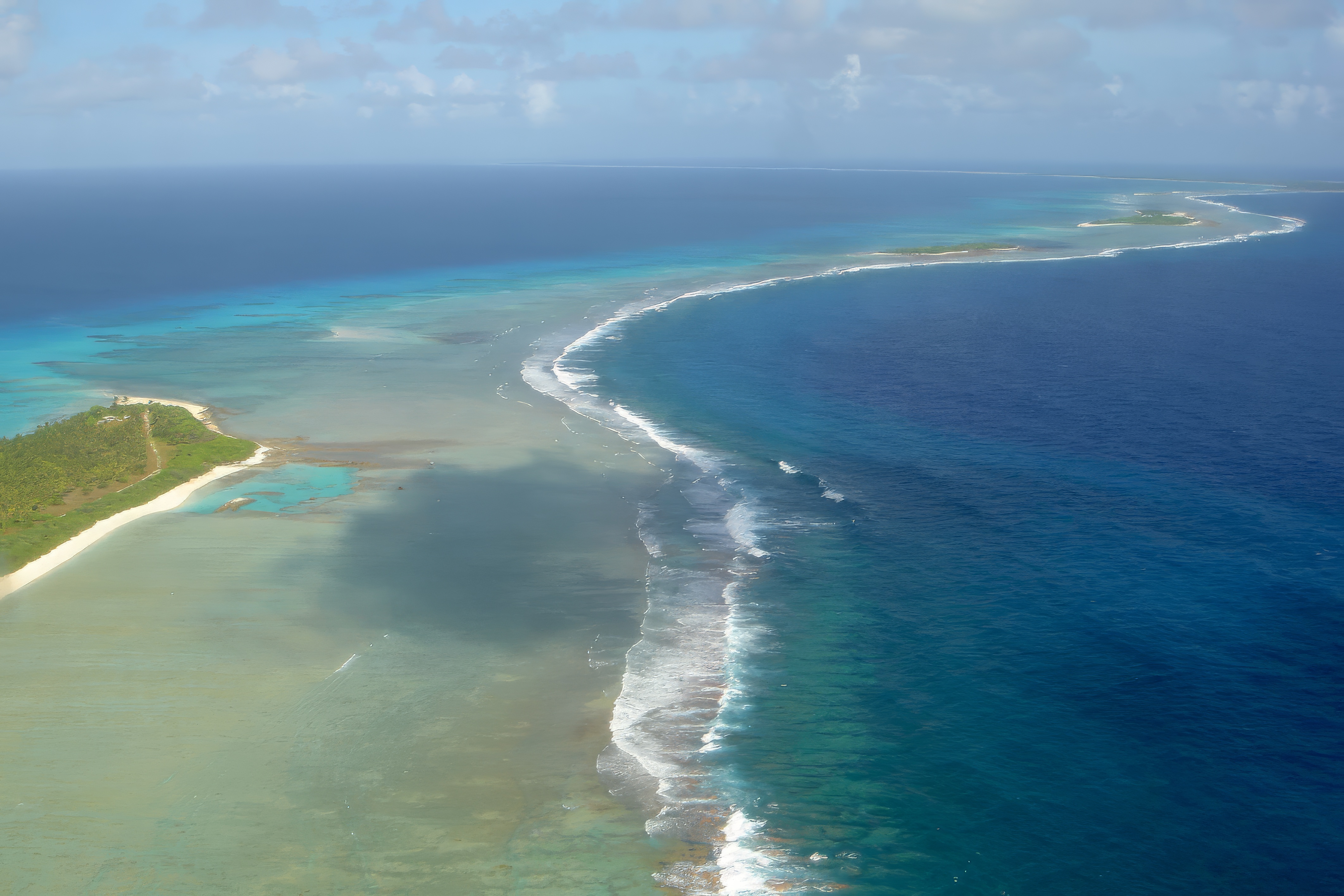 Bikini Atoll from sea level