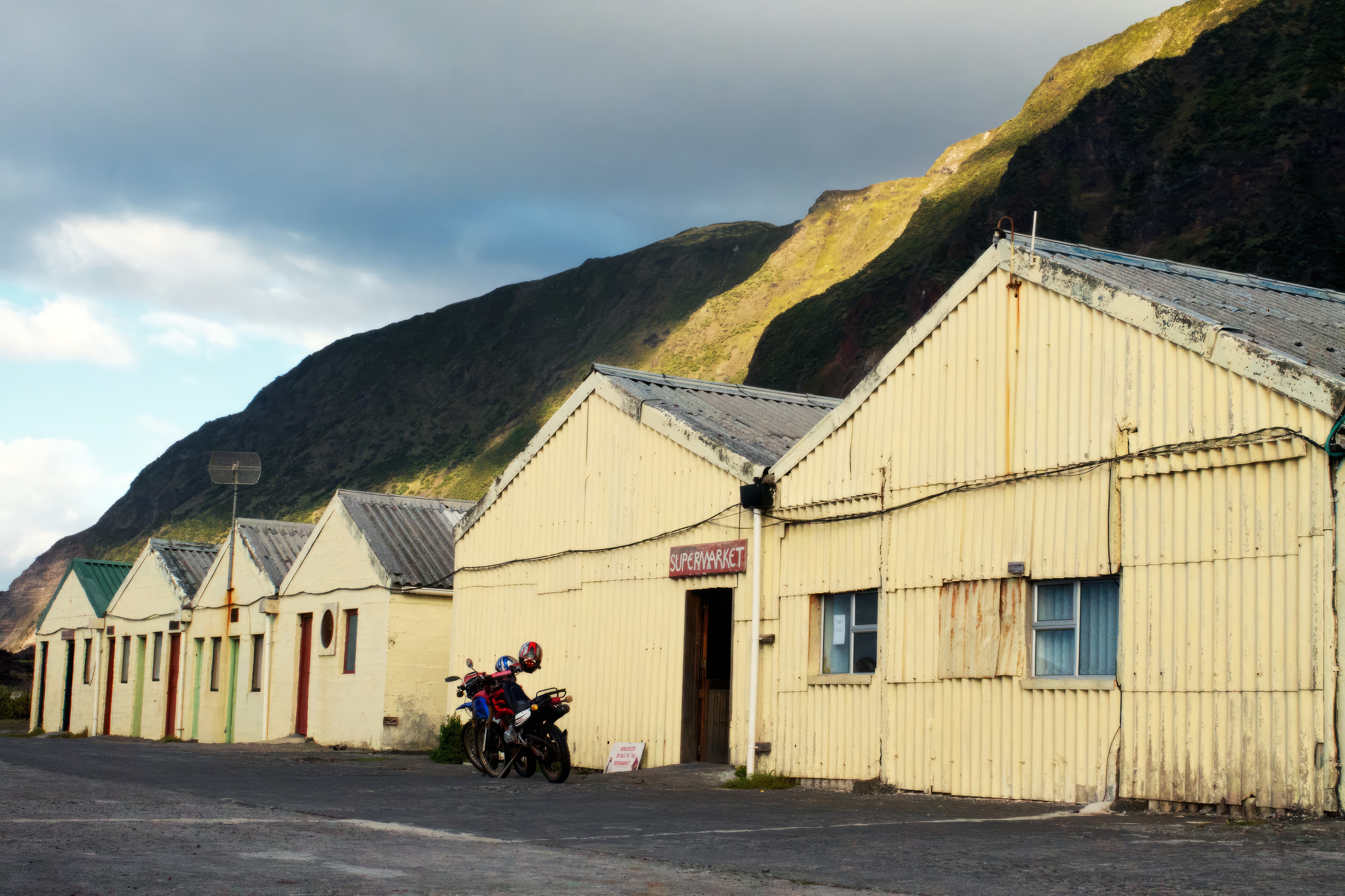 Supermarket on the island of Tristan Da Cunha